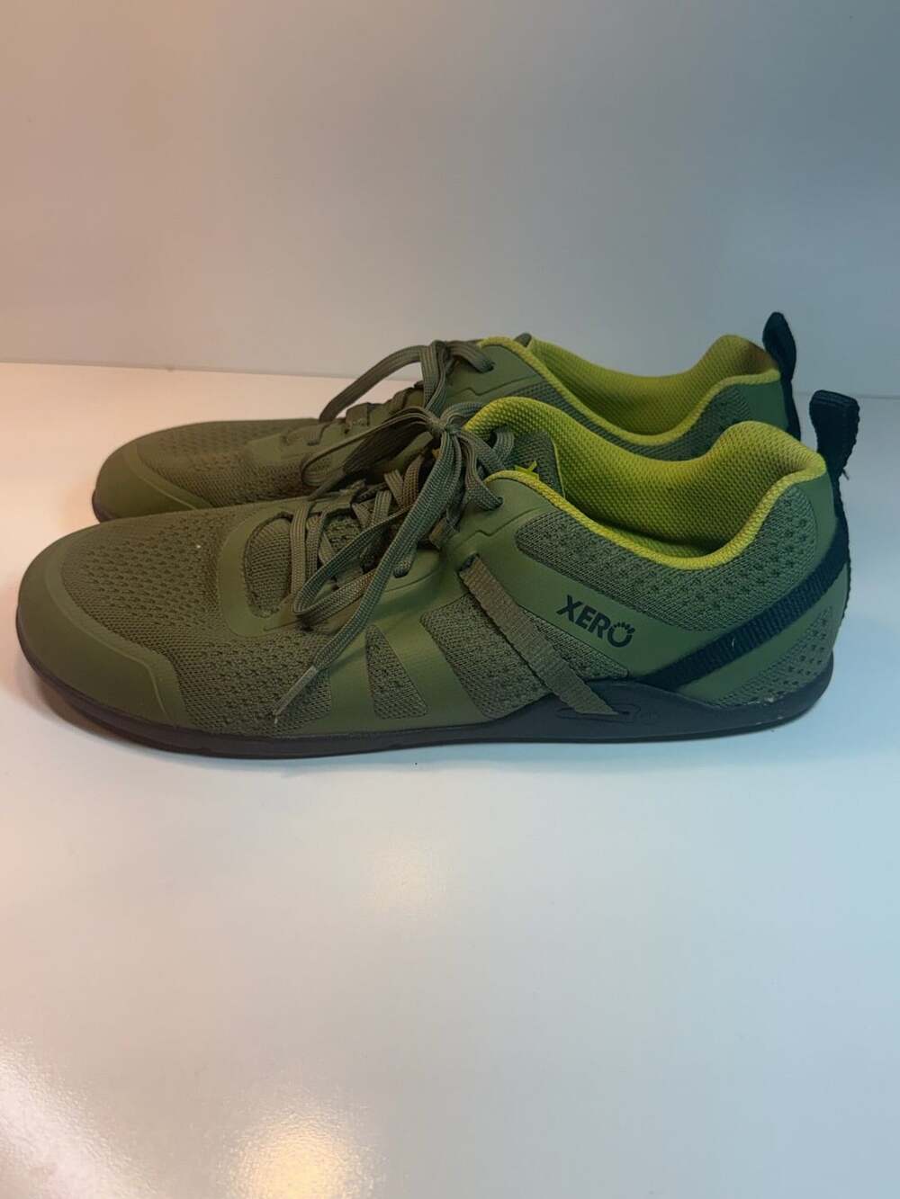 Xero Shoes Prio Neo Olive Green Barefoot Sneakers